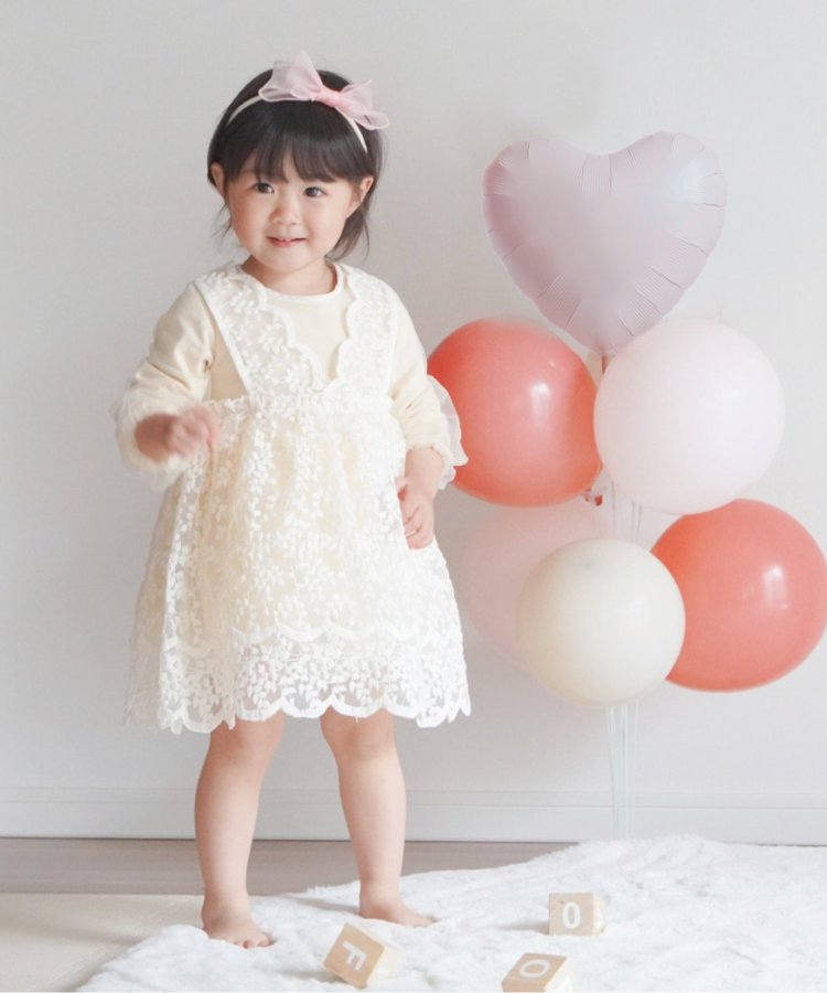 帶支架的心形氣球套裝貝殼粉色