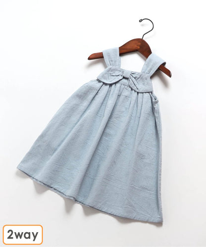 【連衣裙】前後2way印度刺繡連衣裙