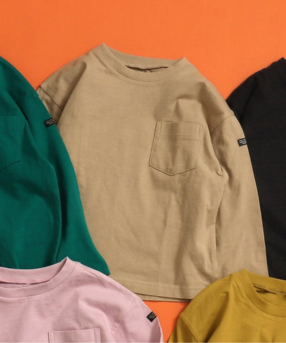 專屬 橫條紋和純色長袖T恤