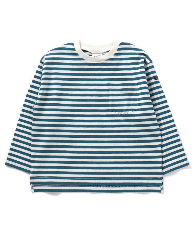 專屬 橫條紋和純色長袖T恤