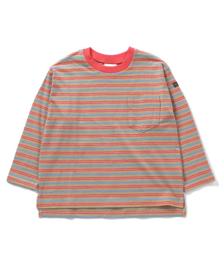 專屬 橫條紋和純色長袖T恤