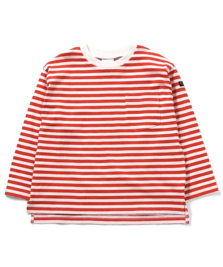 專屬 橫條紋和純色長袖T恤