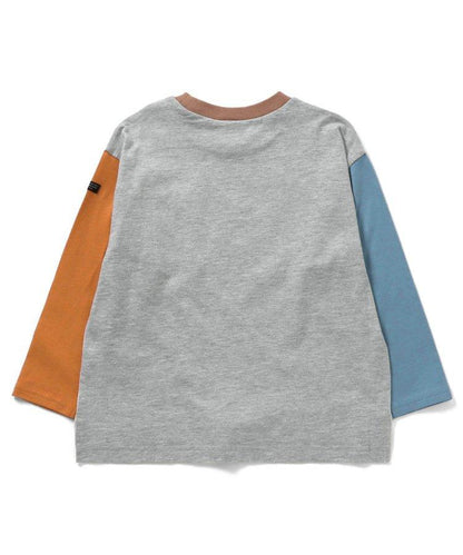 專屬 橫條紋和純色長袖T恤