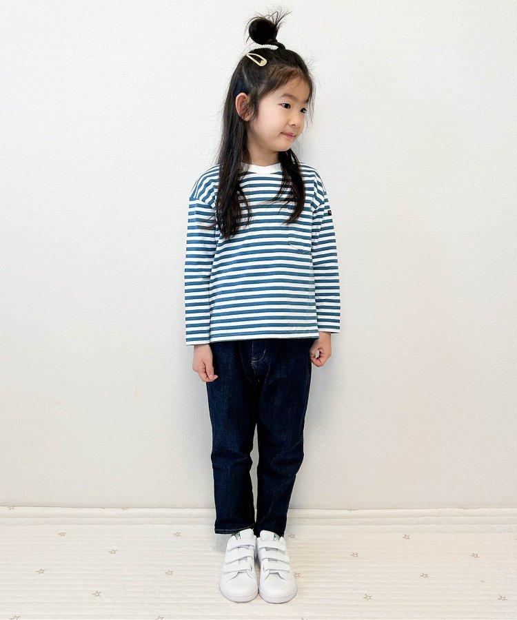 專屬 橫條紋和純色長袖T恤