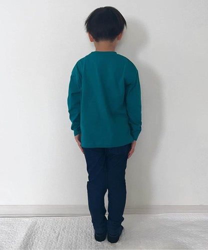 專屬 橫條紋和純色長袖T恤