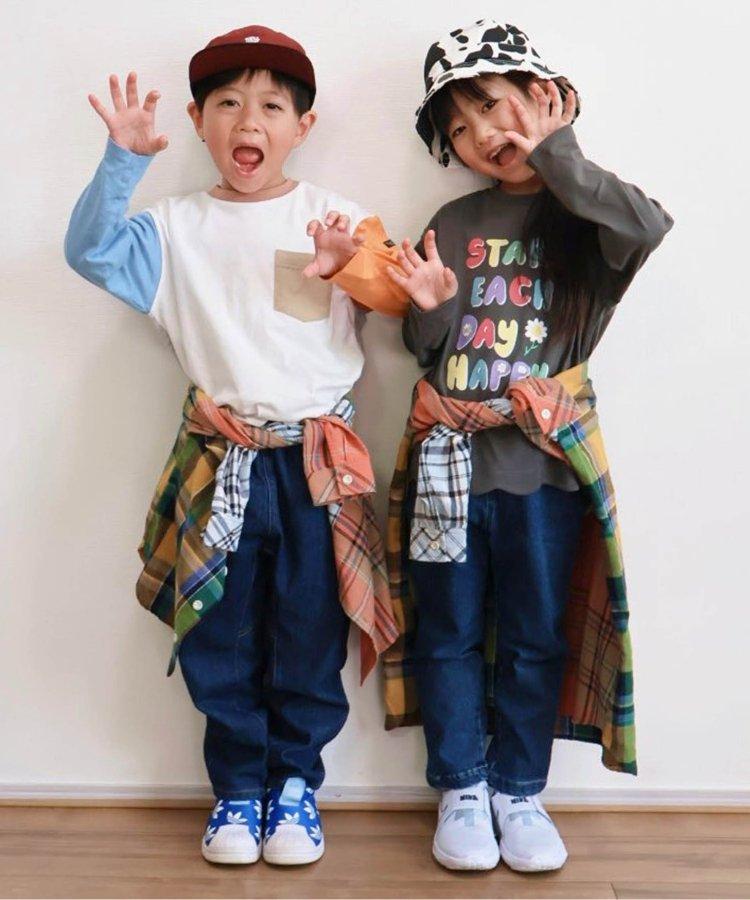 專屬 橫條紋和純色長袖T恤