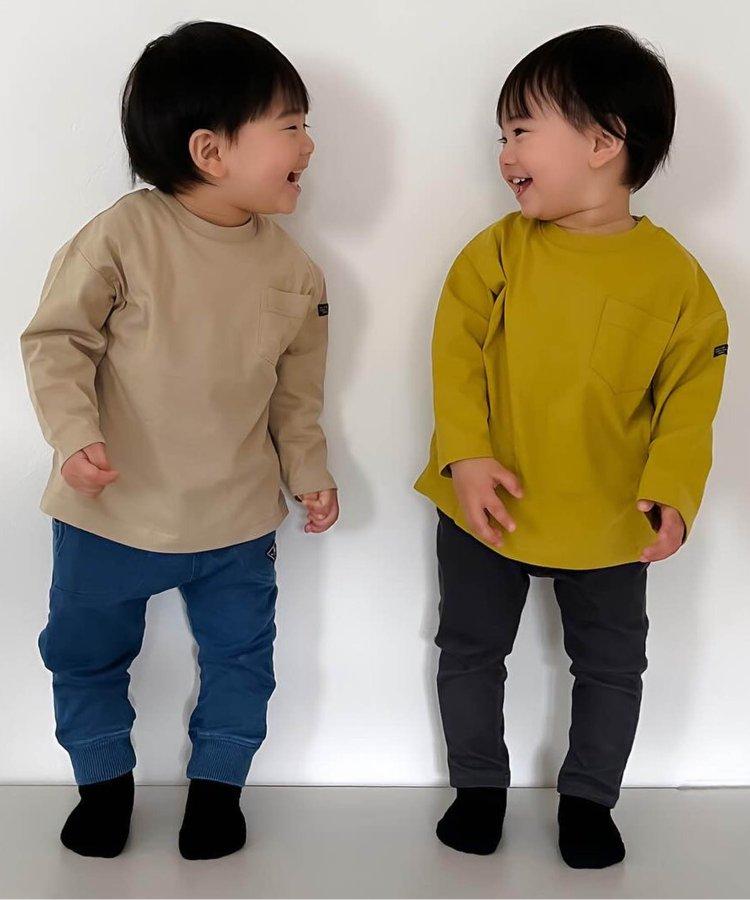 專屬 橫條紋和純色長袖T恤