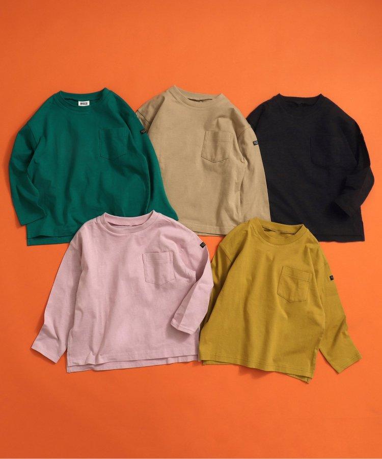 專屬 橫條紋和純色長袖T恤