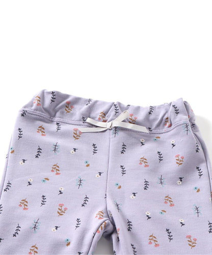 花卉圖案校服褲 七分褲