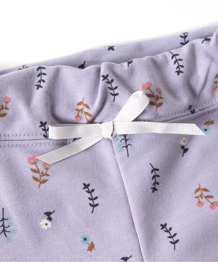 花卉圖案校服褲 七分褲