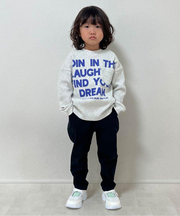 大logo格子紋T恤