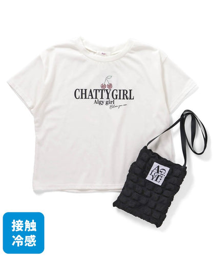 【冰感觸感】【吸水速幹】泡泡袋附帶石標T-shirt