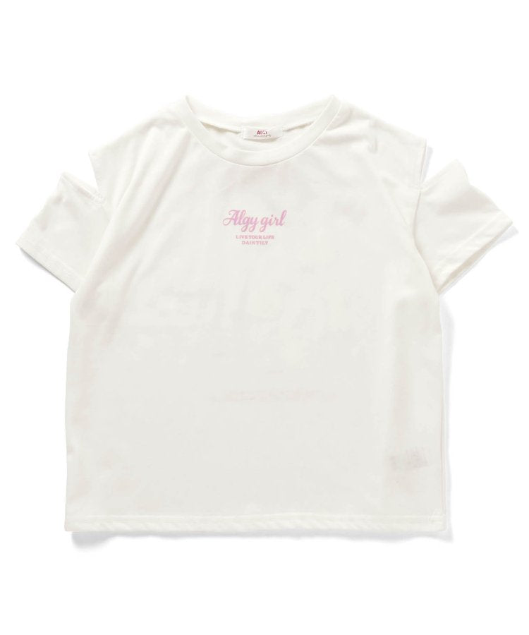 【冰感觸覺】動物圖案露肩T-shirt