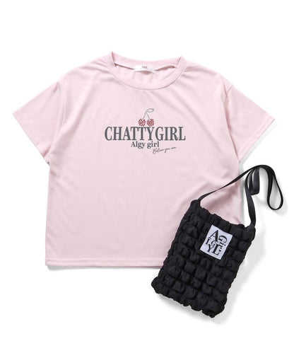 【冰感觸感】【吸水速幹】泡泡袋附帶石標T-shirt