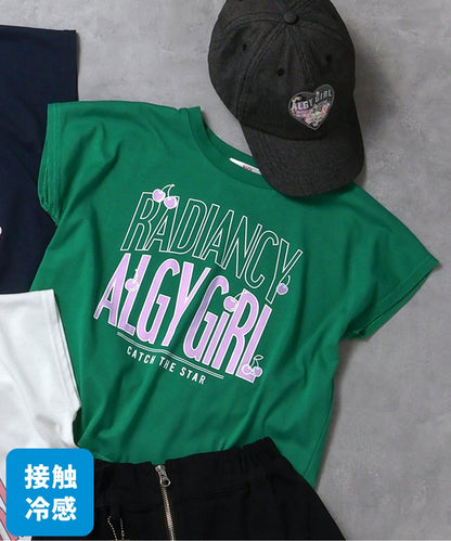 【冰感觸感】【吸水速幹】櫻桃logo T-shirt