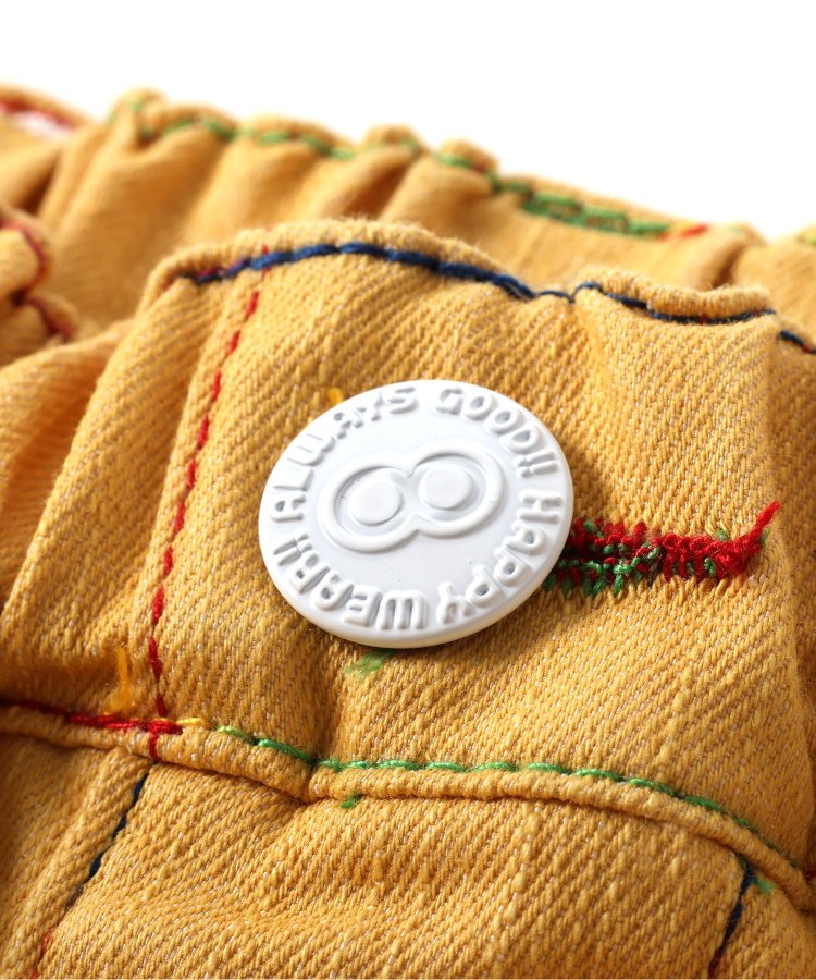 水果刺繡彈力褲 五分褲