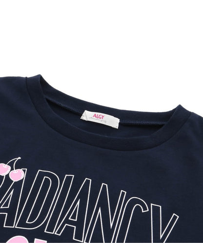 【冰感觸感】【吸水速幹】櫻桃logo T-shirt