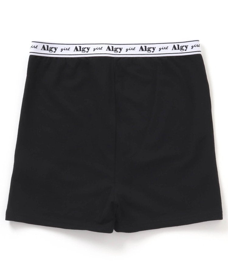 標誌橡膠1/4長度緊身褲