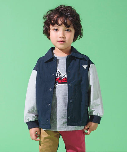 後背LOGO教練夾克