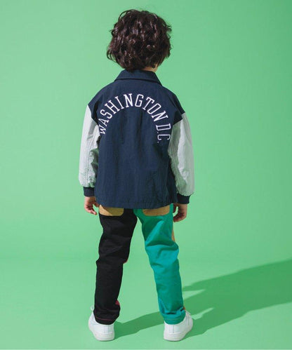 後背LOGO教練夾克