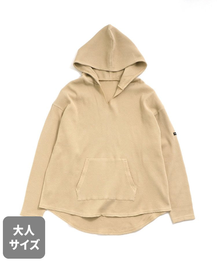 蜂窩絨帽T恤成人