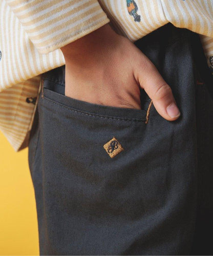 寬鬆斜紋褲部分網絡限定尺寸