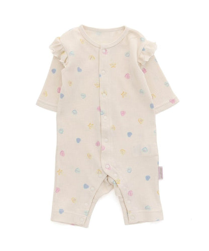 彩色檸檬汽水圖案連體工裝