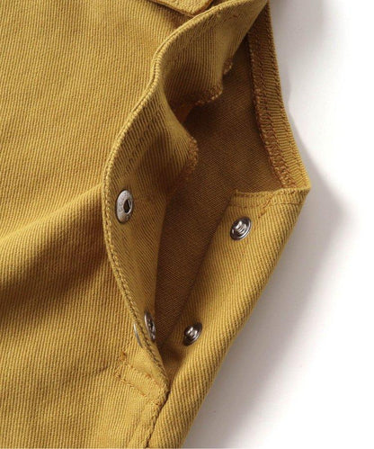 【連衣褲】 柚子蜜拼接連體褲