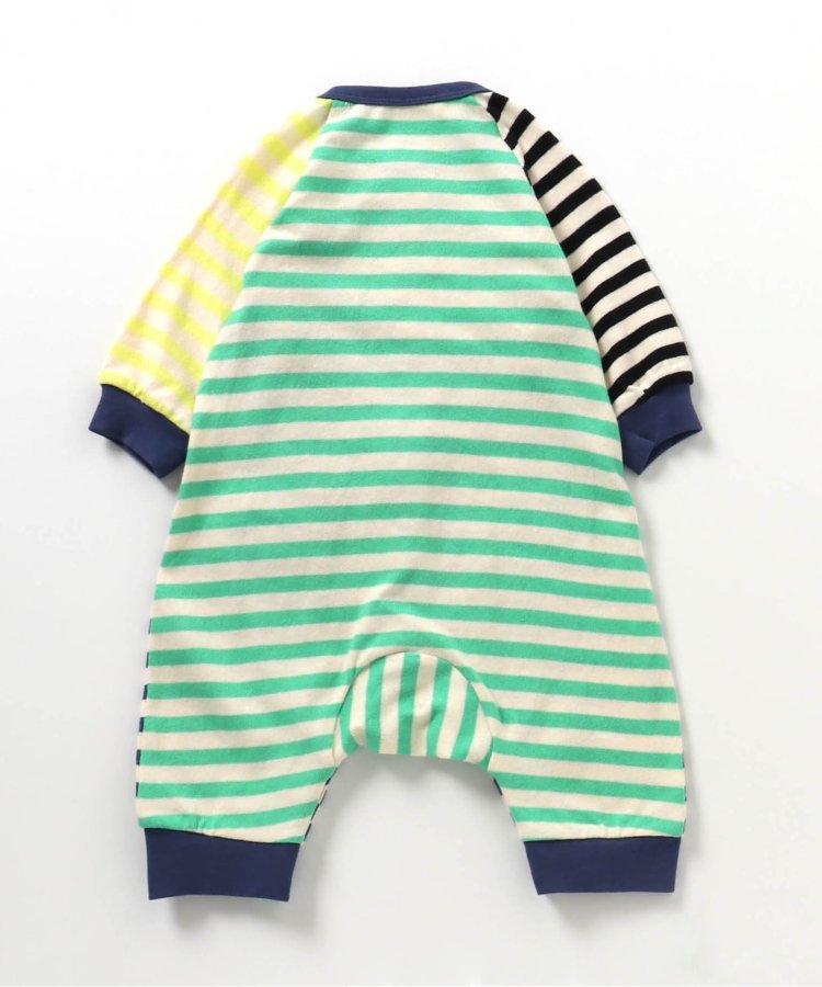 【連衣褲】瘋狂條紋工裝連體褲