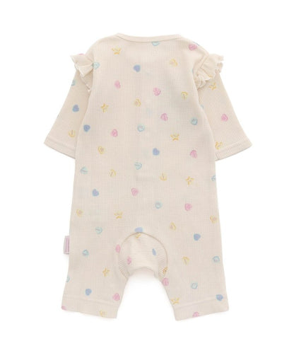 彩色檸檬汽水圖案連體工裝