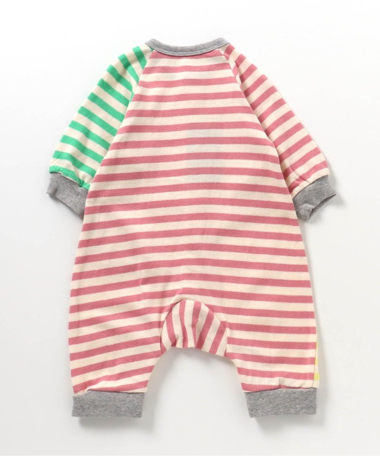 【連衣褲】瘋狂條紋工裝連體褲