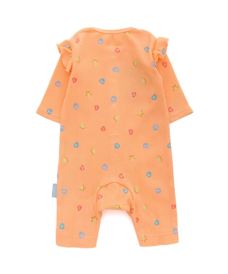 彩色檸檬汽水圖案連體工裝