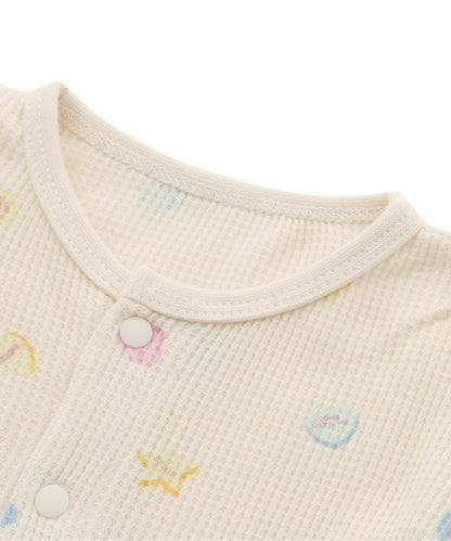 彩色檸檬汽水圖案連體工裝