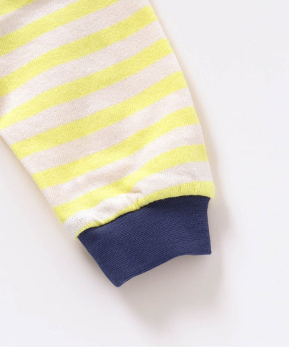 【連衣褲】瘋狂條紋工裝連體褲