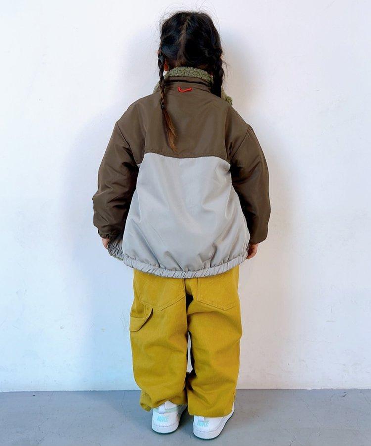 【連衣褲】 柚子蜜拼接連體褲