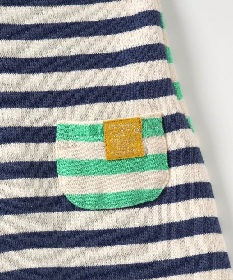 【連衣褲】瘋狂條紋工裝連體褲