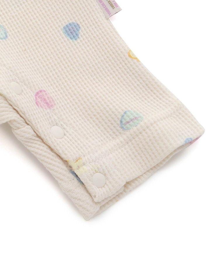 彩色檸檬汽水圖案連體工裝