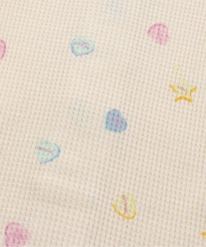 彩色檸檬汽水圖案連體工裝