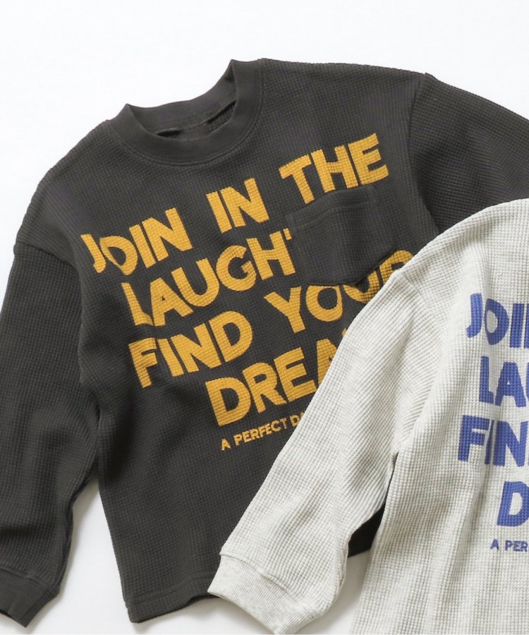 大logo格子紋T恤