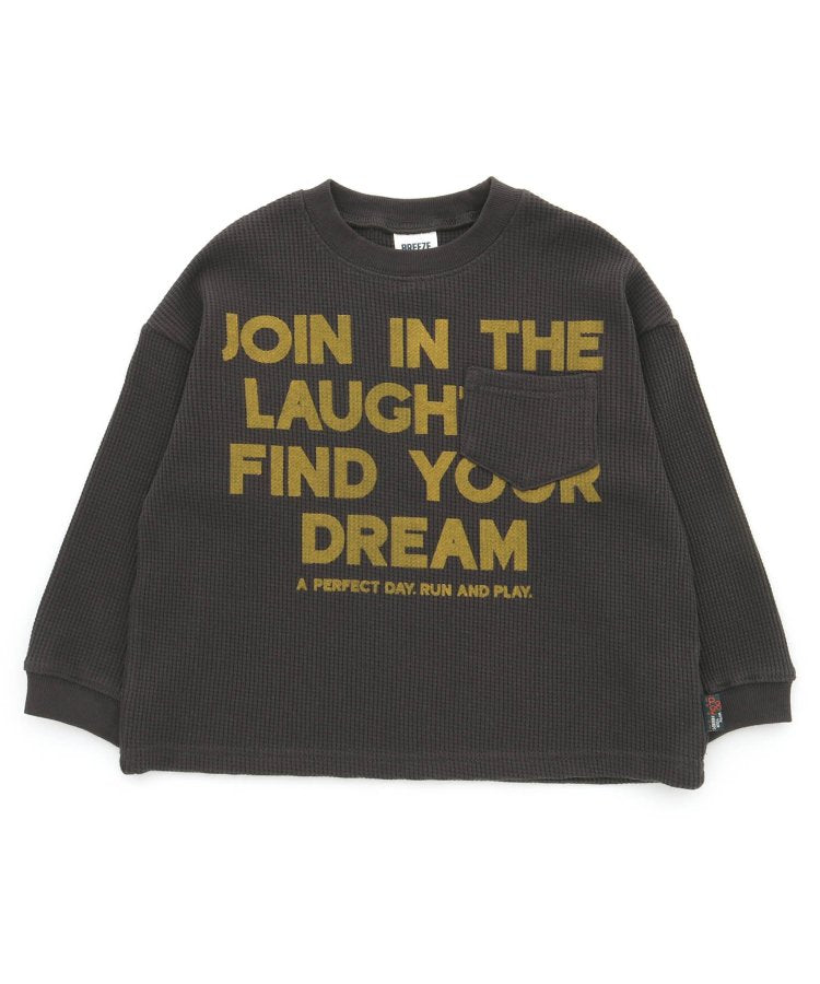 大logo格子紋T恤