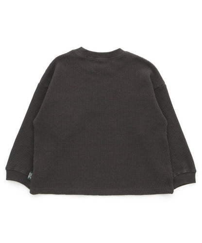 大logo格子紋T恤