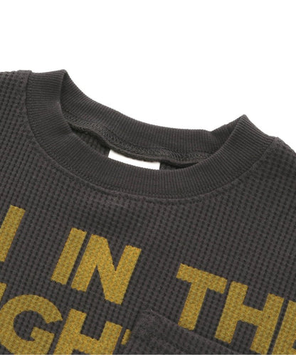 大logo格子紋T恤