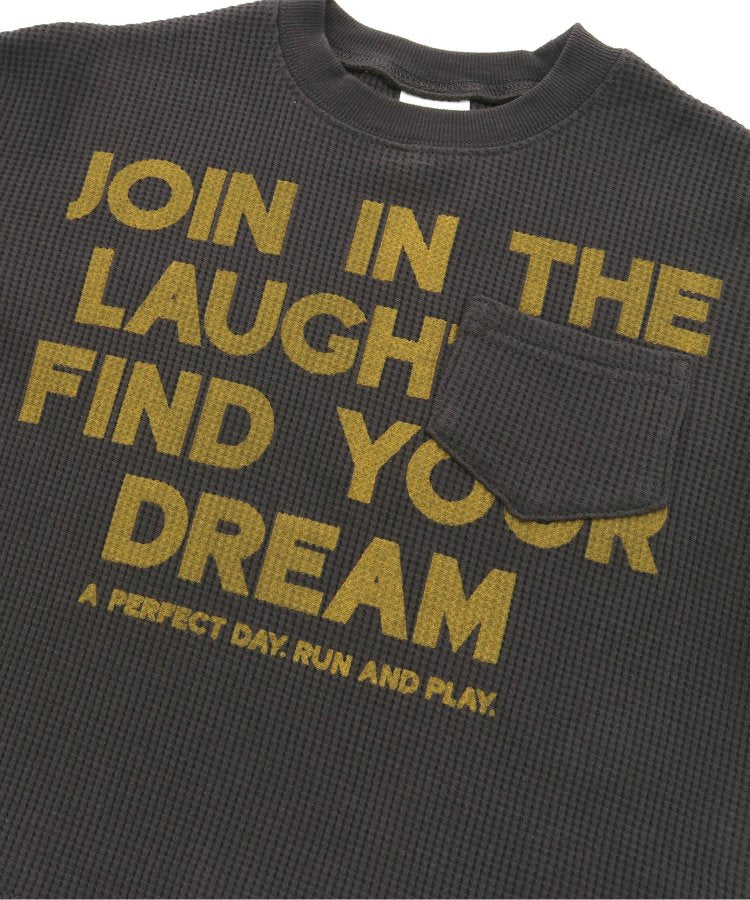 大logo格子紋T恤