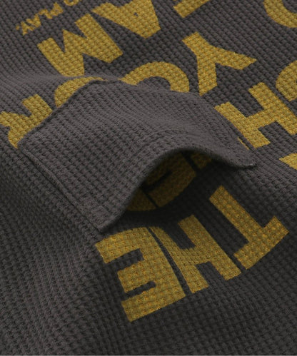 大logo格子紋T恤