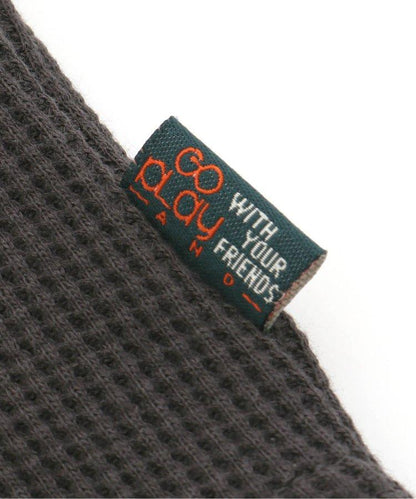 大logo格子紋T恤