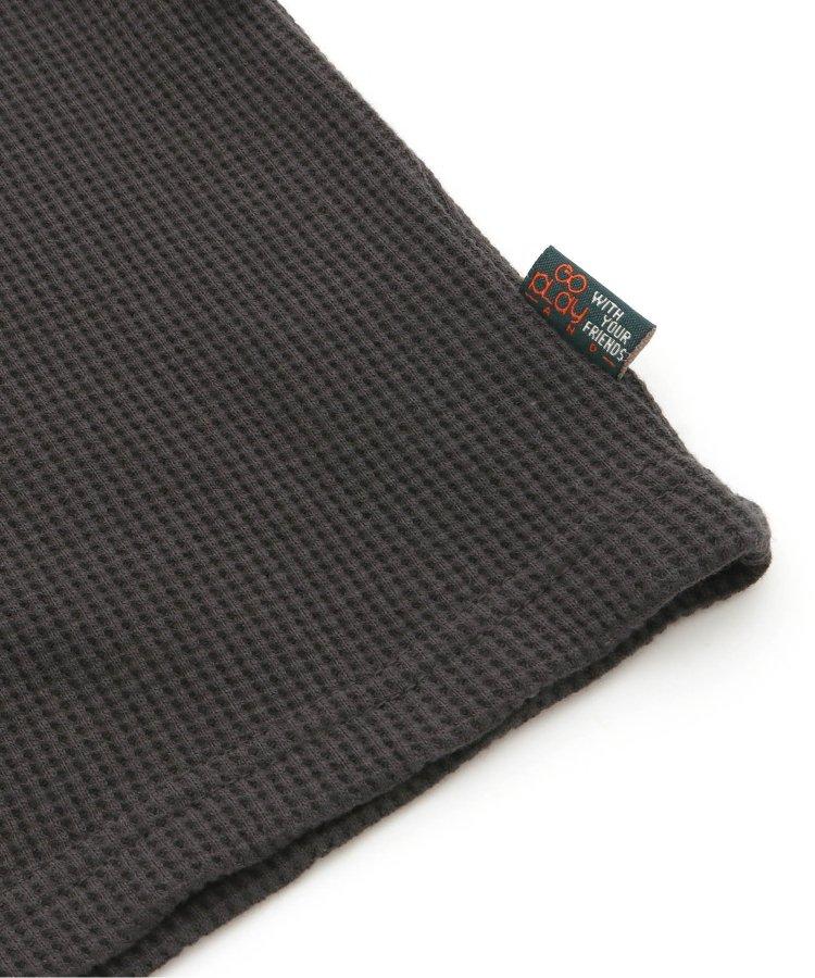 大logo格子紋T恤