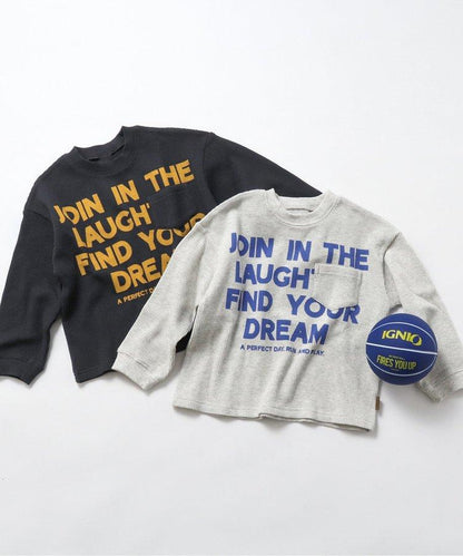 大logo格子紋T恤