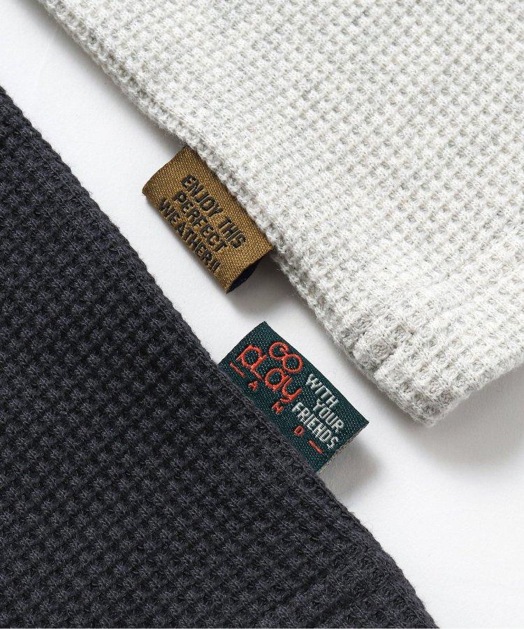 大logo格子紋T恤