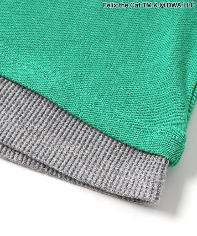 【菲利克斯貓】疊層風口袋T恤