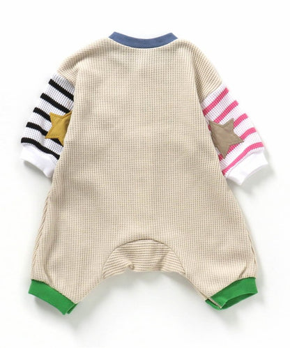 【連衣裙】星星圖案蜂窩針織連體衣